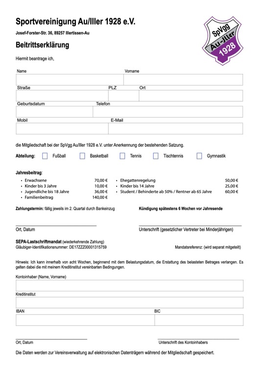 Aufnahmeantrag 30.6.2026 + Datenschutz + Einwilligung Foto - Video_1